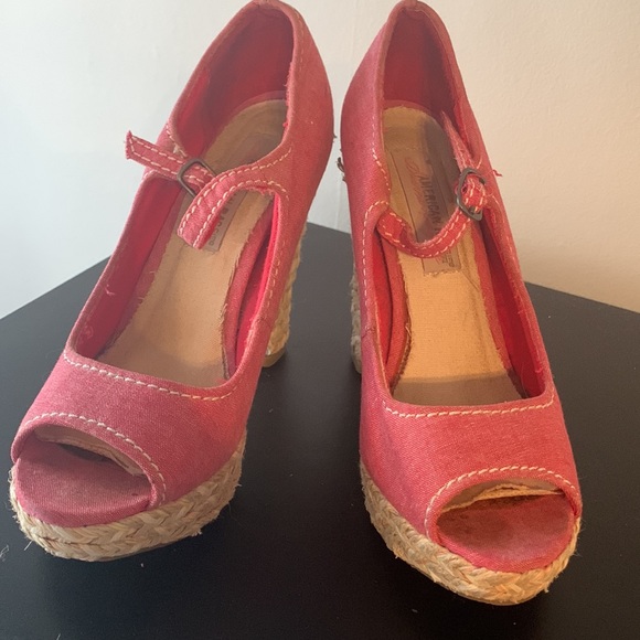 American Rag used summer high heels size 6 - Picture 7 of 8